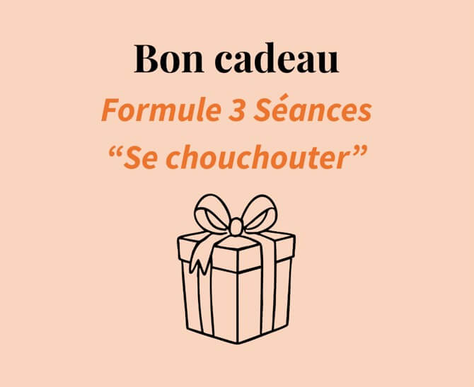 Bon cadeau massage formule 3 séances "se chouchouter"